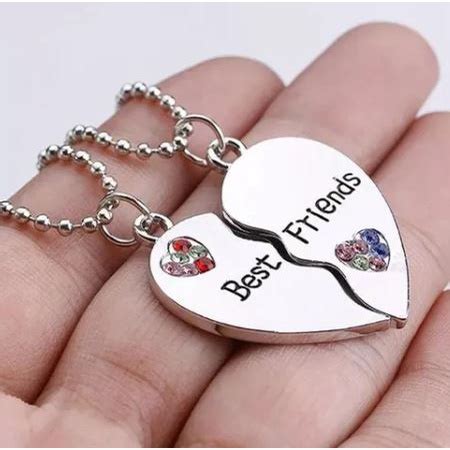 Colar Duplo Da Amizade Best Friends Melhores Amigas Cora O Shopee Brasil