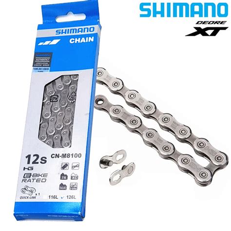 Shimano DEORE XT 12 Speed Chain CN M8100 MTB Bike Chains 126 Links