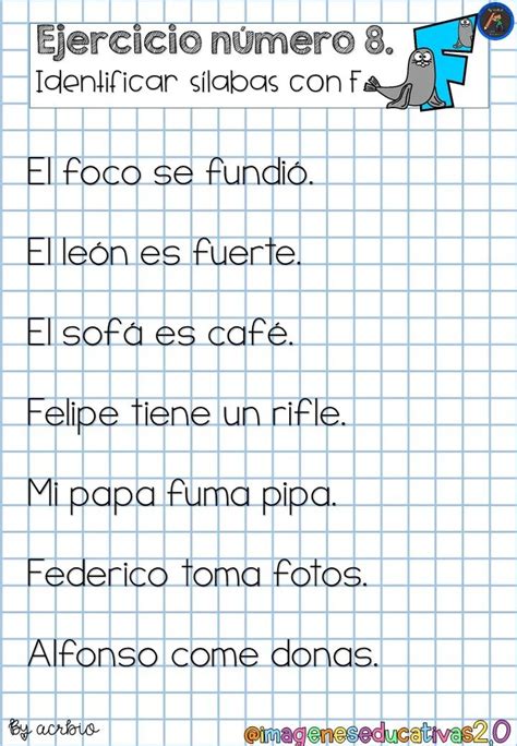 CUADERNO LECTOESCRITURA SILÁBICO LETRAS D N F T PARA RECONOCER