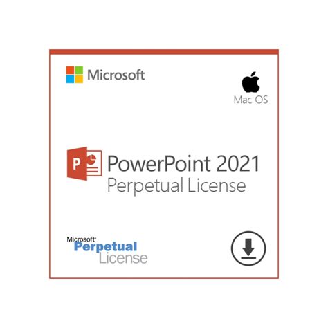 Microsoft PowerPoint LTSC For Mac 2021 Commercial Perpetual License