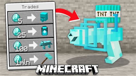 Minecraft Ale Mog Kupi Customowe Diamentowe Itemy Youtube