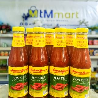 Hot Aminah Hassan Sos Cili Sos Bean G AminahHassan MTM Mart