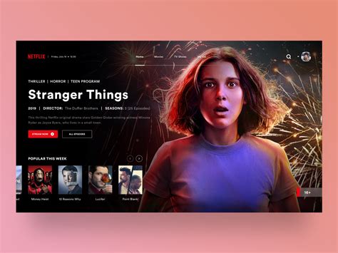 Landing Page Netflix Ui Design By Msdesigns On Dribbble