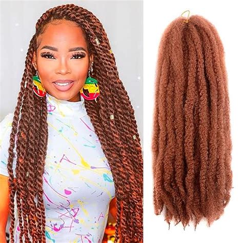 Toyotress Marley Hair Crochet Braids 24 Inch 6 Packs Marley Twist Crochet Hair For Faux Locs