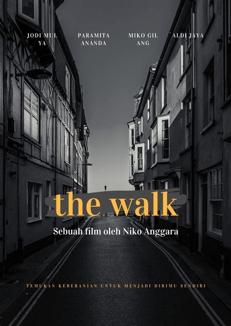 gratis contoh poster modern keren canva
