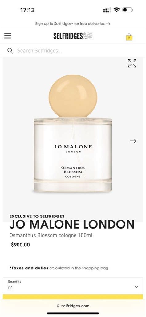 Jo Malone London Osmanthus Blossom Cologne Ml