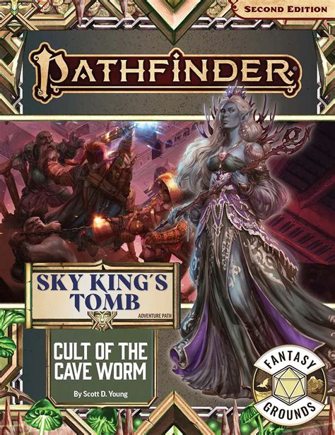 Paizo Publishing Pathfinder 2 Rpg Sky King S Tomb Ap 2 Cult Of The Cave Worm Fg Vtt The