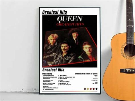 Queen - Greatest Hits Album Cover Poster No Frame | #4545934859