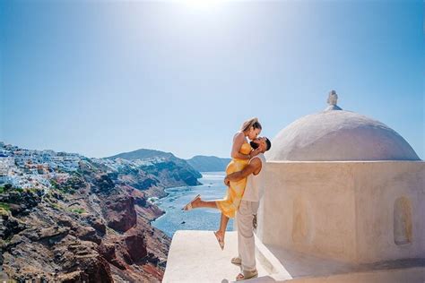 Servizio Fotografico Privato Di Coppia Di 1 Ora A Santorini Fornito Da