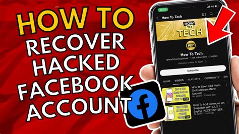 How To Recover Hacked Facebook Account Without Email And Password 2023