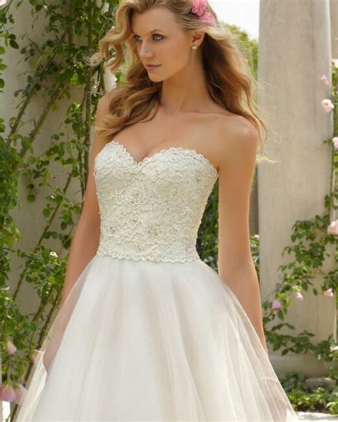 Morilee Bridal Madeline Gardner Asymmetrically Draped Bodice With