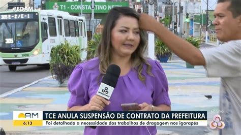 Repórter da Rede Amazônica é agredida durante entrada ao vivo em jornal