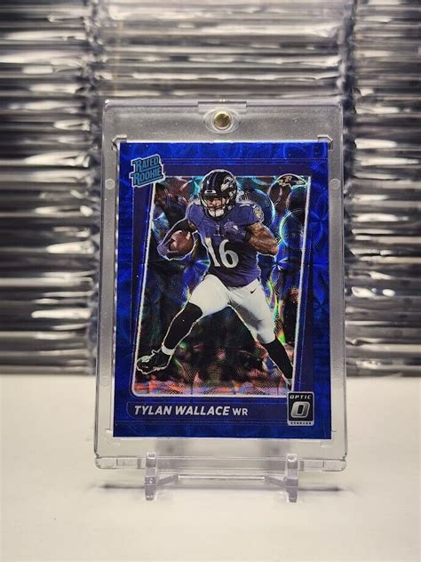 Panini Optic Blue Scope Rated Rookie Tylan Wallace Ebay