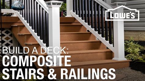 How To Build A Deck Composite Stairs Railings Of Youtube