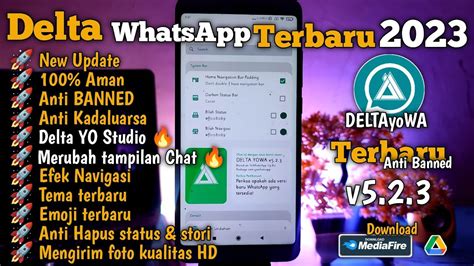 Delta Yowhatsapp New Version Delta Yowhatsapp V Rubah Tampilan