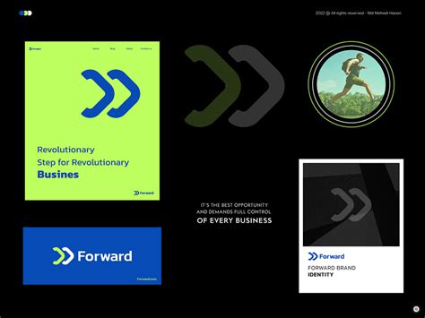 Forward logo design, Tech Logo by Md Mehedi Hasan for Fixdpark on Dribbble