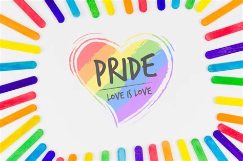 Free Psd Copyspace Mockup For Lgbt Pride Day