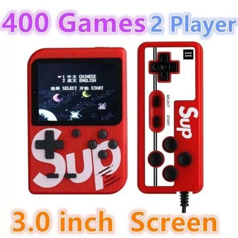 Jual GAMEBOY 2 PLAYER RETRO MINI 400 IN 1 SUP GAME BOX PORTABLE GAME