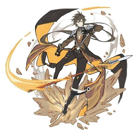 Zhongli Genshin Impact Official Art Anime Character Design Anime Images