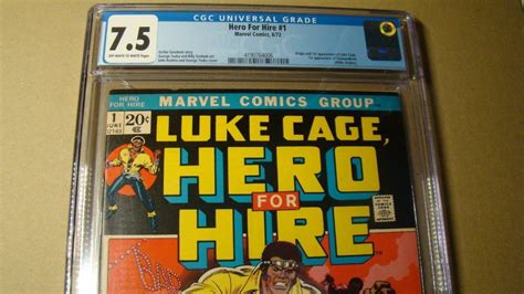 Luke Cage Hero For Hire 1 Cgc 7 5 1st Appearance Luke Diamondback