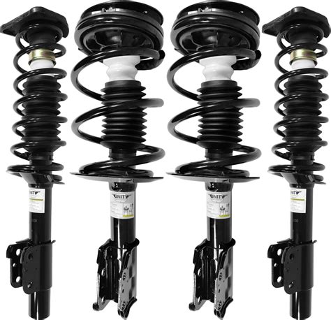 Unity 4 11110 15130 001 Front And Rear 4 Wheel Complete Strut Assembly Kit Automotive