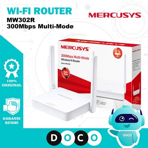 Jual Mercusys Wireless N Router Mw302r 302r 300 Mbps Multi Mode Wifi