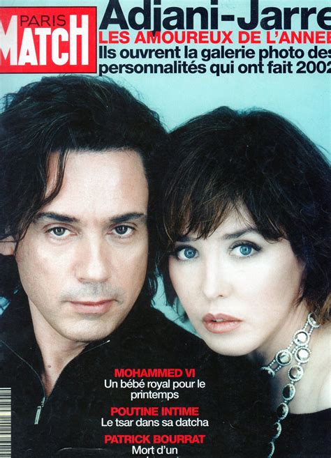 Isabelle Adjani Jean Michel Jarre Isabelle Adjani Paris Match