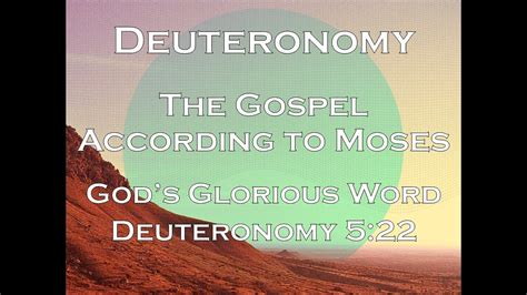 First Baptist Bastrop God S Glorious Word Deuteronomy Youtube