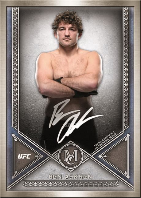 2019 Topps Ufc Museum Collection Mma Cards Checklist