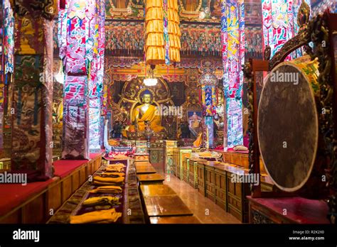 monastery drigung thel stock photo alamy