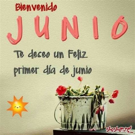 Imágenes Bellas Con Lindas Palabras Para Decir Hola Junio Y Bienvenido