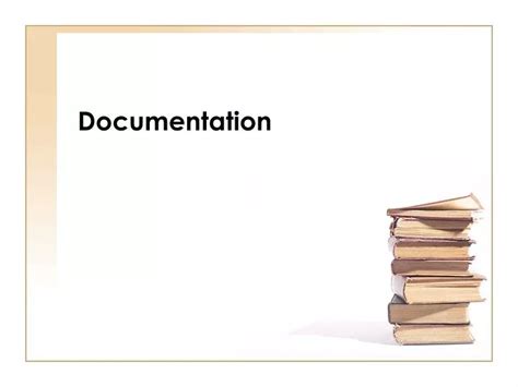 Ppt Documentation Powerpoint Presentation Free Download Id3124548