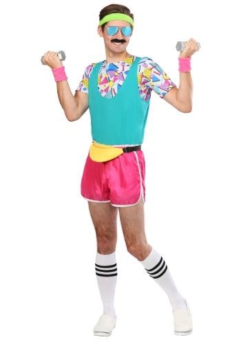 Adult Work It Out 80s Costume | 80s Costumes