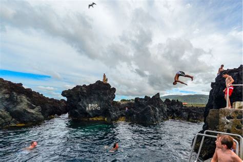 Açores locais para ir a banhos na natureza na Ilha Terceira e nas Flores