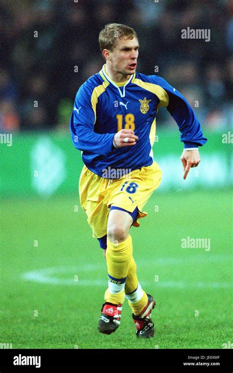 Sergei Rebrov Ukraine And Tottenham Hotspur Fc Dortmund Westfalenstadion