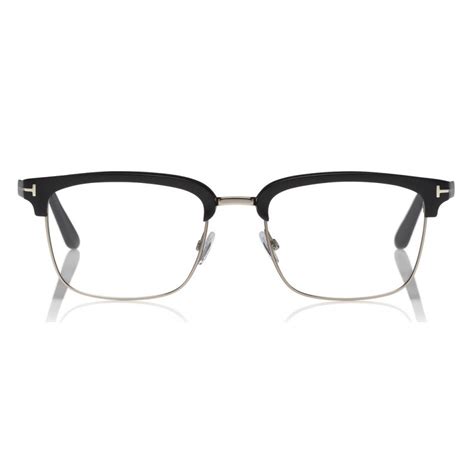 Tom Ford Half Rim Optical Glasses Half Rim Optical Glasses Black Ft5504 Optical