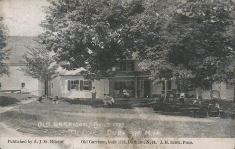 Old Garrison Built 1713 Durham NH Postcard