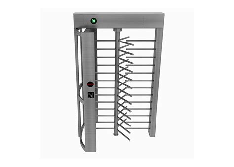 Single Lane Arc Frame Full Height Turnstile Pedestrian Barrier Gate