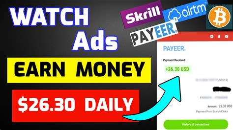 Earn Money By Watching Ads Make Money By Watching Ads Watch Ads And