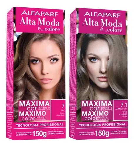 Tinturas Da Alfaparf - Kit Tinturas 7 E 7.1 Alfaparf Alta Moda | MercadoLivre