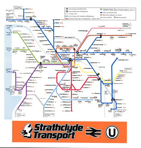 Scotland and Scotrail train / rail maps