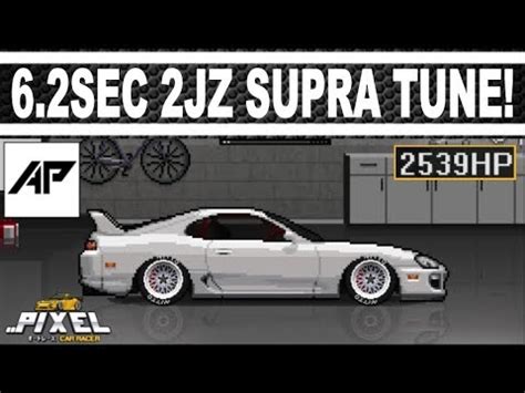 Pixel Car Racer 2500HP 2JZ Toyota Supra Drag Tune 6 2 Second 1