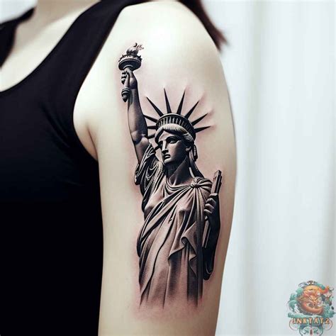 The Unforgettable Statue of Liberty Tattoo – 53 Designs - inktat2.com