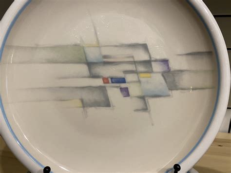 Vintage 90s Epoch Plate Set For 5 Made In Korea Pristine Condition Etsy