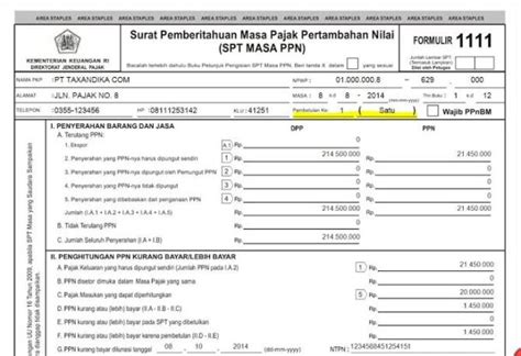 Libur Iduladha Batas Pelaporan Spt Masa Ppn Jadi Juli Pajak