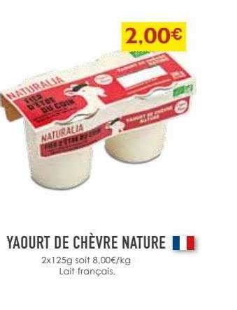 Promo Yaourt De Ch Vre Nature Chez Naturalia Icatalogue Fr