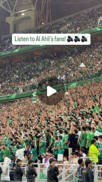 Roshn Saudi League On Instagram Al Ahlis Fans Were On Point In