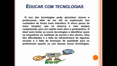 Pedagogos Com Foco Na Educação E Uso Das Tecnologias Novos Desafios Na