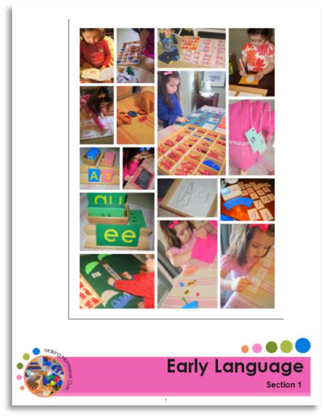 Complete List of Montessori Materials and What they do for the Child ...