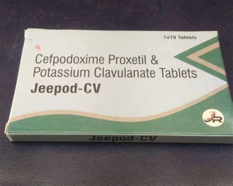 Cefpodoxime Proxetil Potassium Clavulanate Tablet At Rs 3250 Box